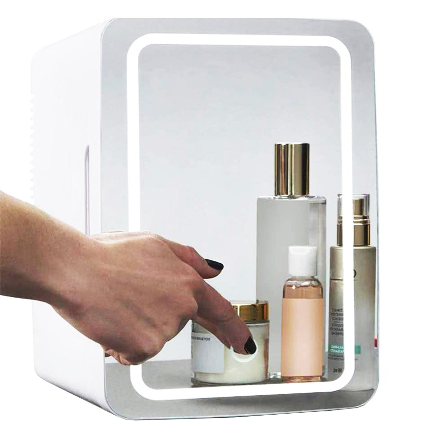 Mini-Makeup Fridge with Mirrior